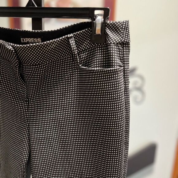 Express Monochrome Checkered Pants #DP346 - Picture 6 of 8